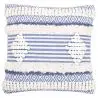 Buy Square Cotton Cushion in Boho Bali Style cover + filling - Luna Blue 60187 - in the EU