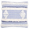 Buy Square Cotton Cushion in Boho Bali Style cover + filling - Luna Blue 60187 - in the EU