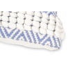 Buy Square Cotton Cushion in Boho Bali Style cover + filling - Luna Blue 60187 in the Europe