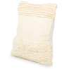 Buy Square Cushion in Boho Bali Style, Cotton & Wool cover + filling - Margaret White 60188 - prices