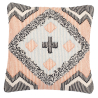 Buy Square Cotton Cushion in Boho Bali Style cover + filling - Revenna Multicolour 60191 - in the EU