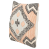 Buy Square Cotton Cushion in Boho Bali Style cover + filling - Revenna Multicolour 60191 - prices