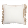 Buy Square Cotton Cushion in Boho Bali Style cover + filling - Mecanda Cream 60199 - prices