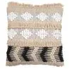 Buy Square Cotton Cushion in Boho Bali Style cover + filling - Wenda Black 60202 - in the EU