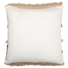 Buy Square Cotton Cushion in Boho Bali Style cover + filling - Wenda Black 60202 - prices