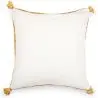 Buy Square Boho Bali Cushion, Raffia cover + filling - Carol Cream 60217 at MyFaktory