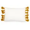 Buy Rectangular Cushion in Boho Bali Style, Cotton cover + filling - Dolly Yellow 60218 at MyFaktory