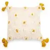 Buy Square Cotton Cushion in Boho Bali Style cover + filling - Hazel Yellow 60222 - in the EU
