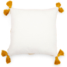 Buy Square Cotton Cushion in Boho Bali Style cover + filling - Hazel Yellow 60222 at MyFaktory
