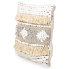 Buy Square Cotton Cushion in Boho Bali Style cover + filling - Estelle Multicolour 60227 - prices