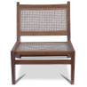 Buy Rattan armchair, Boho Bali design, Rattan and Teak Wood - Marcra Natural 60465 in the Europe