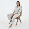 Buy Cannage Dining Chair, Bali Boho, Rattan and Teak Wood - Ruye Natural 60474 at MyFaktory