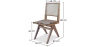 Buy Cannage Dining Chair, Bali Boho Style, Rattan and Teak Wood - Ruye Natural 60474 in the Europe