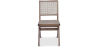 Buy Cannage Dining Chair, Bali Boho Style, Rattan and Teak Wood - Ruye Natural 60474 with a guarantee