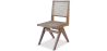Buy Cannage Dining Chair, Bali Boho Style, Rattan and Teak Wood - Ruye Natural 60474 at MyFaktory