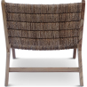 Buy Armchair in Boho Bali Style, Rattan and Teak Wood - Hewar Natural 60475 - in the EU