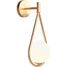 Buy Wall lamp in modern style, glass - Drop Gold 60239 at MyFaktory