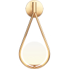 Buy Wall lamp in modern style, glass - Drop Gold 60239 - in the EU