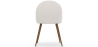 Buy Dining Chair - Upholstered in Bouclé Fabric - Scandinavian - Bennett White 60480 - in the EU