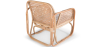 Buy Rattan Armchair with Cushion, Boho Bali Design - Leta White 60300 home delivery