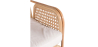 Buy Rattan Armchair with Cushion, Boho Bali Design - Leta White 60300 - prices