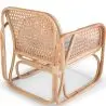 Buy Rattan Armchair with Cushion, Boho Bali Design - Leta White 60300 at MyFaktory
