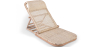 Buy Beach Chair in Rattan, Boho Bali Design - Manra Natural 60307 - prices
