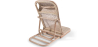 Buy Beach Chair in Rattan, Boho Bali Design - Manra Natural 60307 - prices