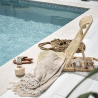 Buy Beach Chair in Rattan, Boho Bali Design - Manra Natural 60307 - in the EU