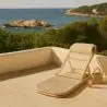 Buy Beach Chair in Rattan, Boho Bali Design - Manra Natural 60307 in the Europe