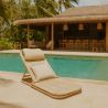 Buy Beach Chair in Rattan, Boho Bali Design - Manra Natural 60307 with a guarantee