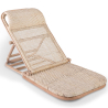 Buy Beach Chair in Rattan, Boho Bali Design - Manra Natural 60307 - in the EU