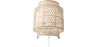 Buy Bamboo Wall Lamp Shade, Boho Bali Style - Lorna Natural 60485 with a guarantee