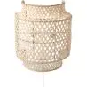 Buy Bamboo Wall Lamp Shade, Boho Bali Style - Lorna Natural 60485 - in the EU