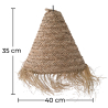 Buy Pendant Lamp Shade, Boho Bali Style - Deya Natural 60486 at MyFaktory