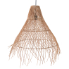 Buy Woven Rattan Pendant Light, Boho Bali Style - Perca Natural 60489 at MyFaktory