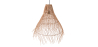 Buy Woven Rattan Pendant Light, Boho Bali Style - Perca Natural 60489 with a guarantee