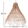 Buy Woven Rattan Pendant Light, Boho Bali Style - Perca Natural 60489 - prices