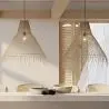Buy Woven Rattan Pendant Light, Boho Bali Style - Perca Natural 60489 with a guarantee
