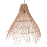 Buy Woven Rattan Pendant Light, Boho Bali Style - Perca Natural 60489 - in the EU