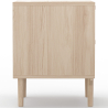 Buy Rattan Bedside Table with Drawers, Boho Bali Style - Wada Natural 60509 in the Europe