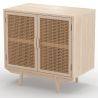 Buy Natural Wood Sideboard - Boho Bali Design - 2 doors -  Wada Natural 60510 with a guarantee