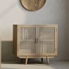 Buy Natural Wood Sideboard - Boho Bali Design - 2 doors -  Wada Natural 60510 - in the EU