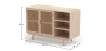Buy Rattan Sideboard with 2 Doors, Boho Bali Style - Wada Natural 60513 - prices