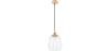 Buy Amaia pendant lamp - Crystal and metal Grey 60530 at MyFaktory