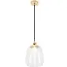 Buy Amaia pendant lamp - Crystal and metal Grey 60530 - in the EU