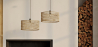 Buy Woven Rattan Pendant Light, Boho Bali Style - Orna Natural 60490 in the Europe