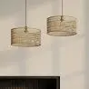 Buy Woven Rattan Pendant Light, Boho Bali Style - Orna Natural 60490 in the Europe