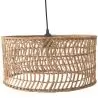 Buy Woven Rattan Pendant Light, Boho Bali Style - Orna Natural 60490 - in the EU