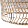 Buy Woven Rattan Pendant Light, Boho Bali Style - Orna Natural 60490 - in the EU